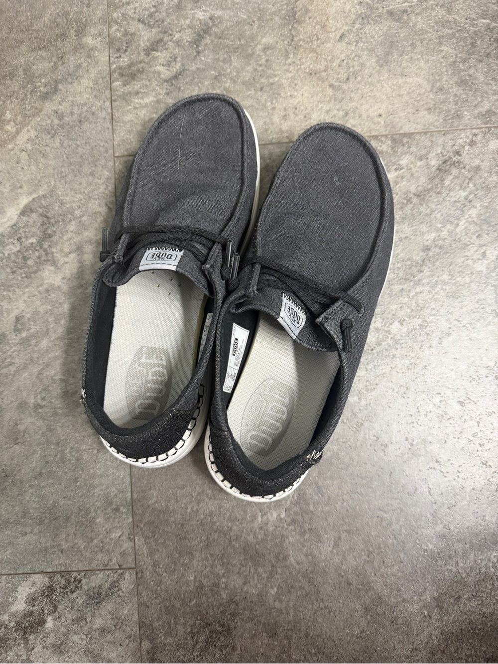 Hey Dude Charcoal Gray women’s Shoes